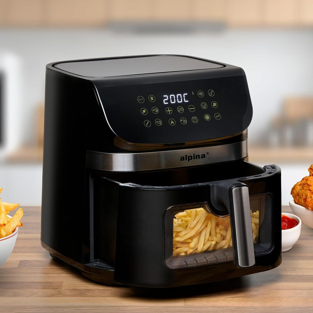 ALPINA Air Fryer 9 L 1800W Black ALP-BL-27221