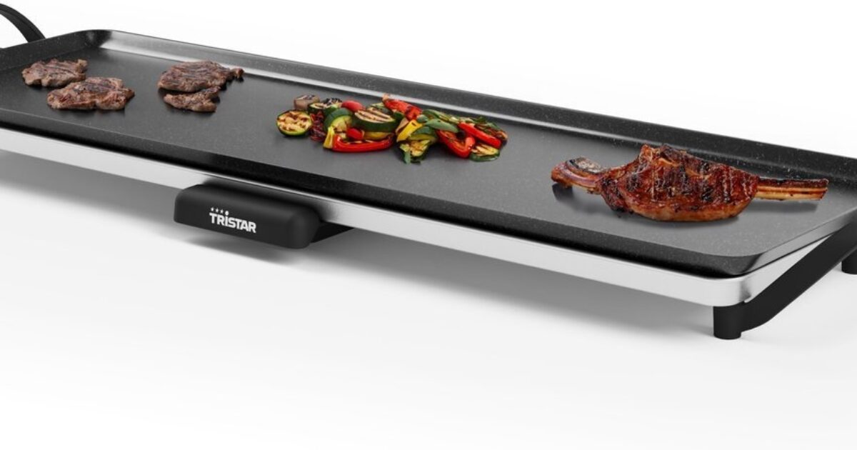 Tristar Slim L BP-2668 Electric Griddle Black - BP-2668