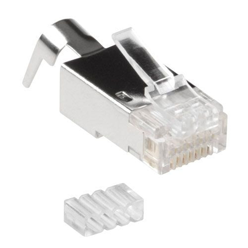 ACT RJ45 CAT6 Shielded Modular Connector for Round Cable, Solid/Stranded Conductors (TD168A) 8P/8C