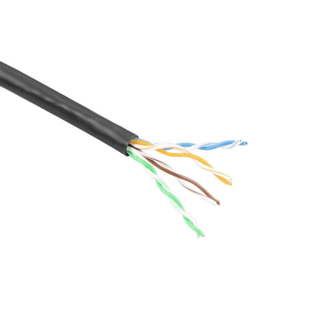 ACT CAT6 U/UTP Stranded Patch Cable Black 100 m (EP890H)