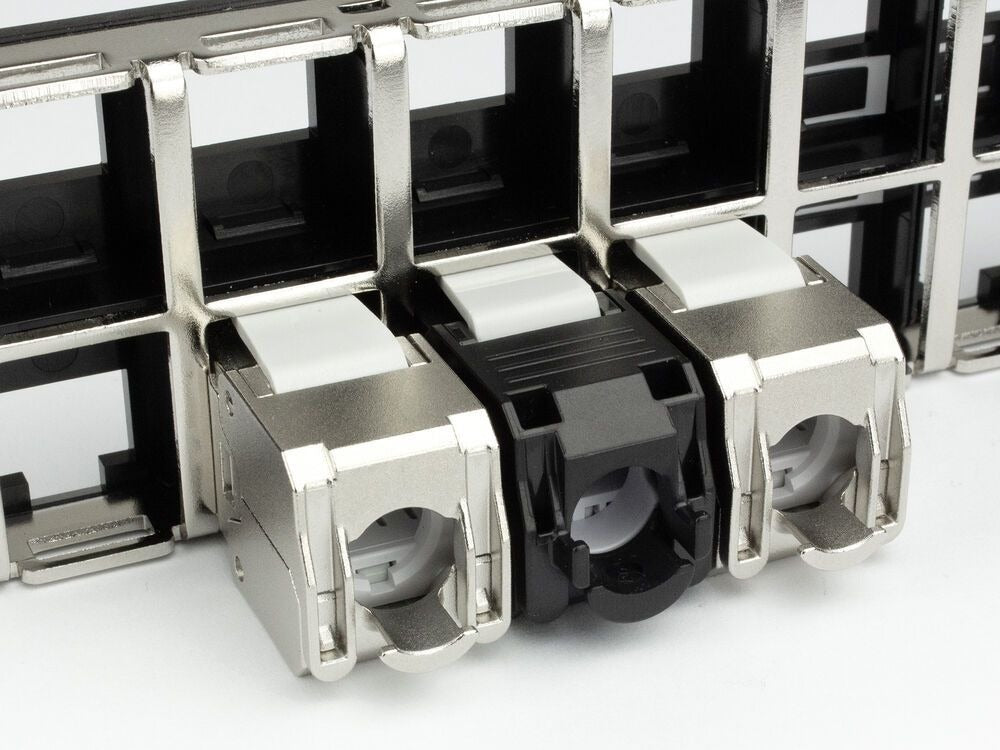 ACT 48-Port Keystone Patch Panel 19" 1U High Density (PP1031)