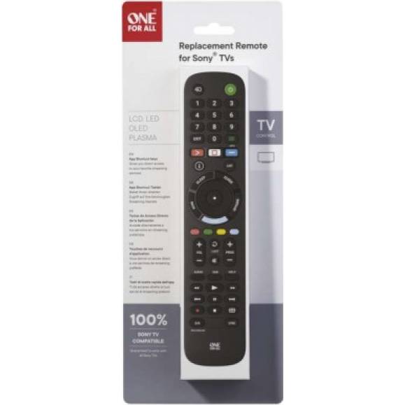 Universal One for All Remote Control for Sony TVs - URC4912