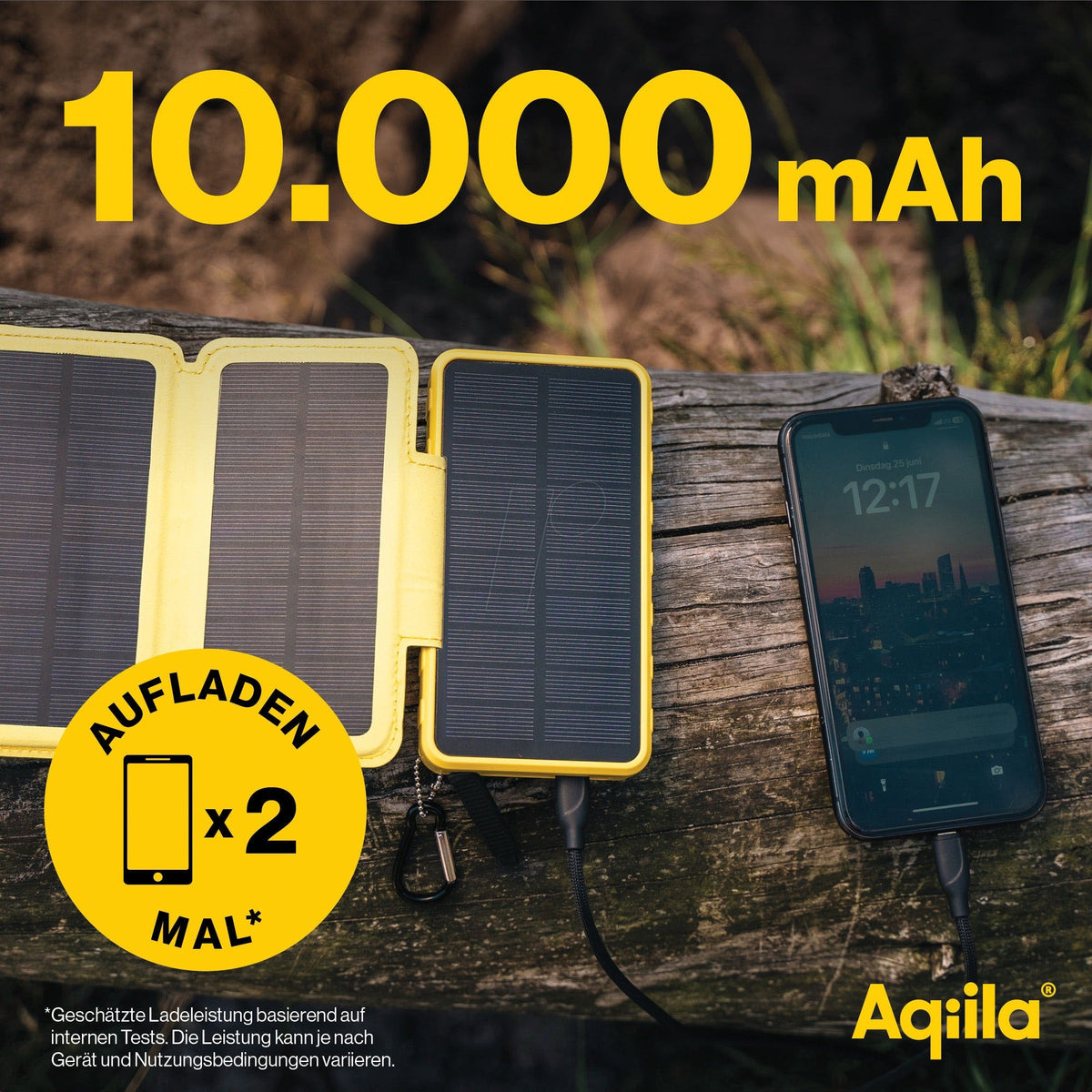 Aqiila Powerbird BS10 Solar Powerbank 10000 mAh (406026)