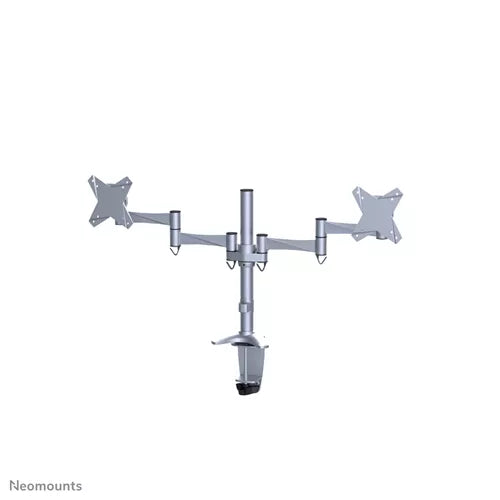 Neomounts FPMA-D1330D Mounting Kit for 2 LCD Displays - Silver - 10"-27"