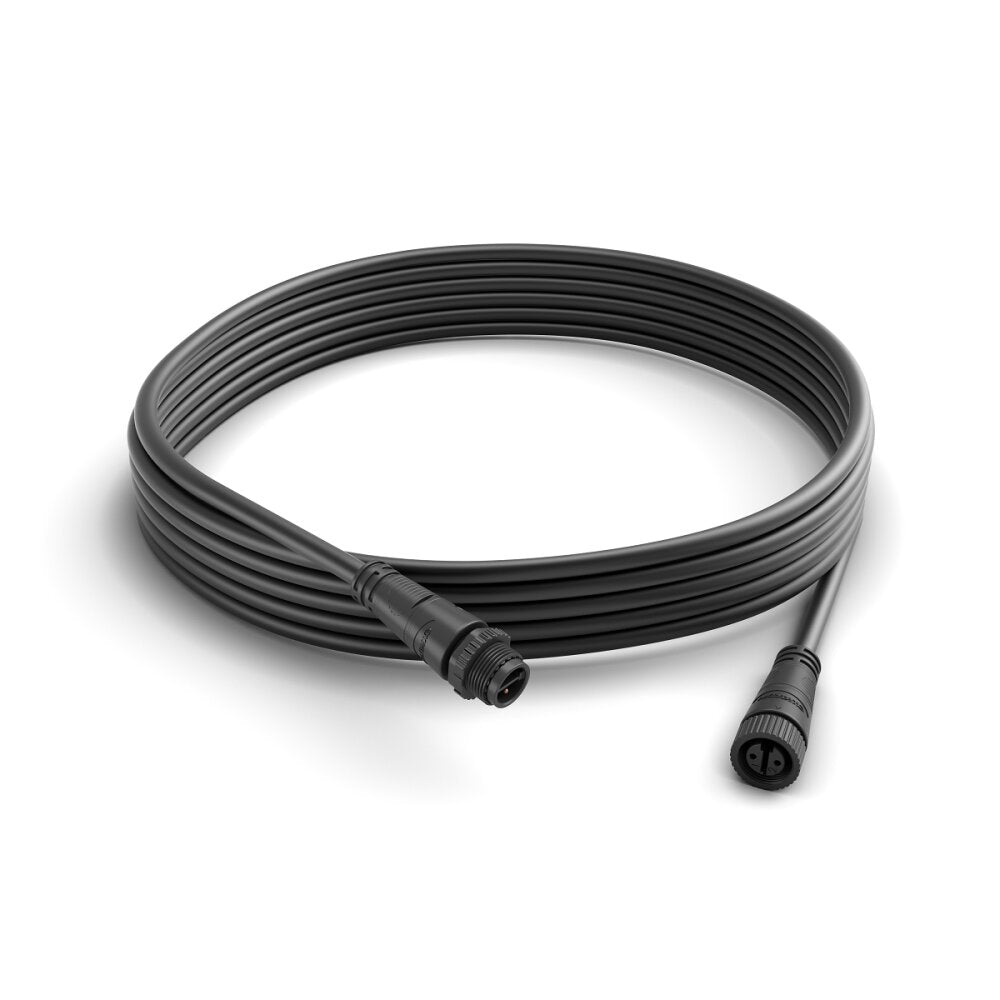 Philips Hue Power Supply Extension Cable - 5 m - Outdoor Use - Black