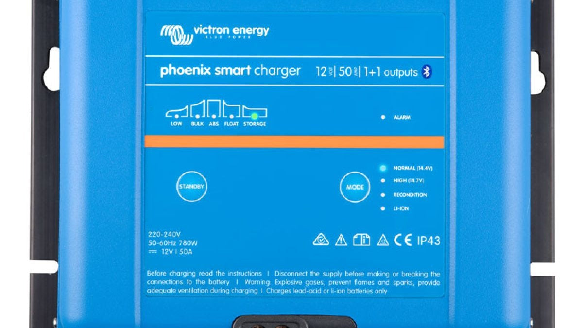 Victron Energy Phoenix Smart IP43 Charger 12/50(1+1) 120-240V