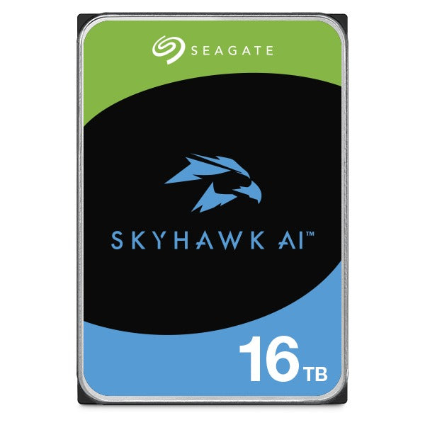 Seagate HDD Skyhawk AI 16TB 512MB 7.2K 3.5 SATA6G Hard Drive (ST16000VE005) 16T