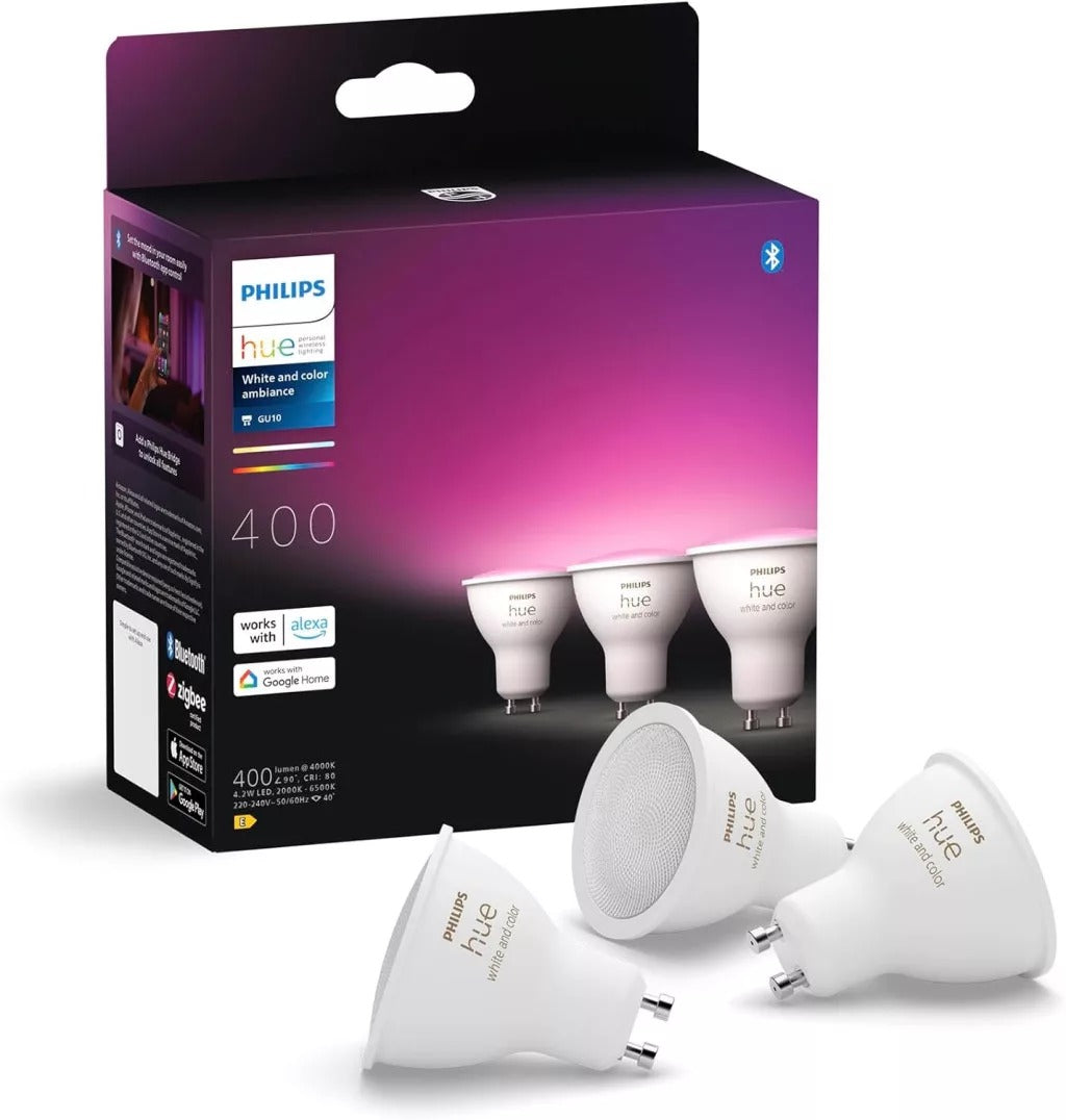 GU10 Bulbs – Smart Lighting – White and Color Light – Ultra-Low Dimming