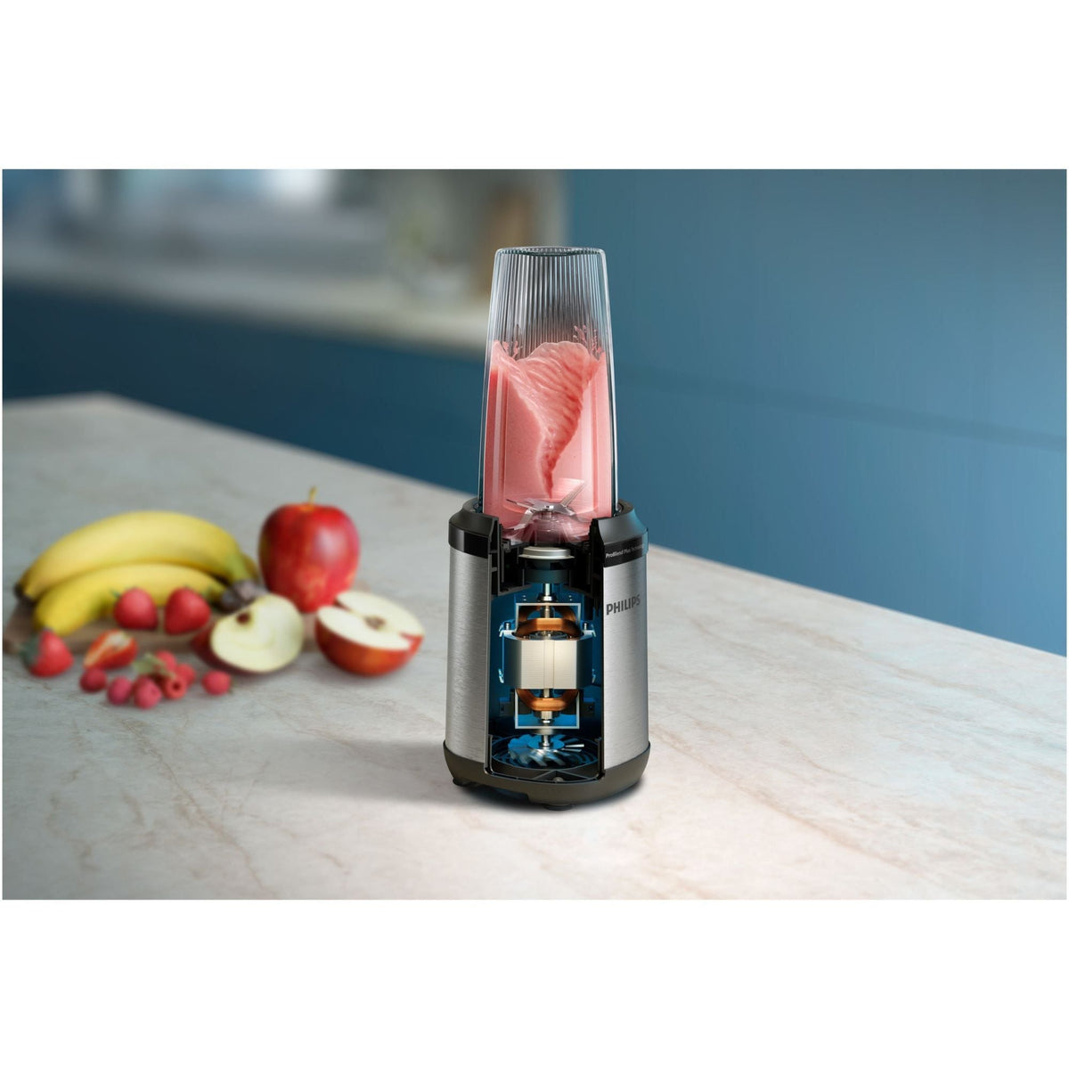 Philips 5000 Series HR2764/00 Stand Mixer - 0.7 L - Pulse Function - Ice Crusher - 800W - Black - Stainless Steel