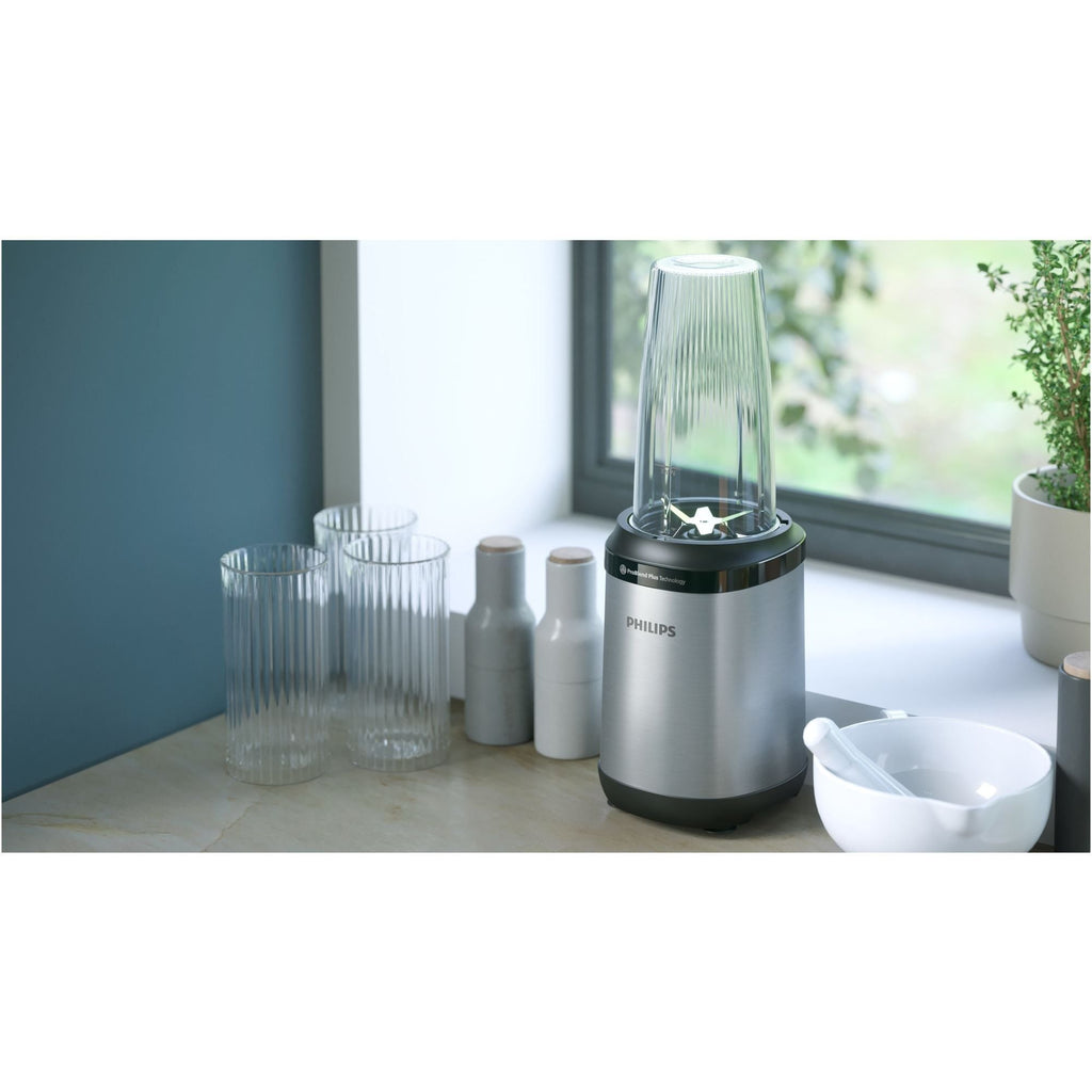 Philips 5000 Series HR2764/00 Stand Mixer - 0.7 L - Pulse Function - Ice Crusher - 800W - Black - Stainless Steel