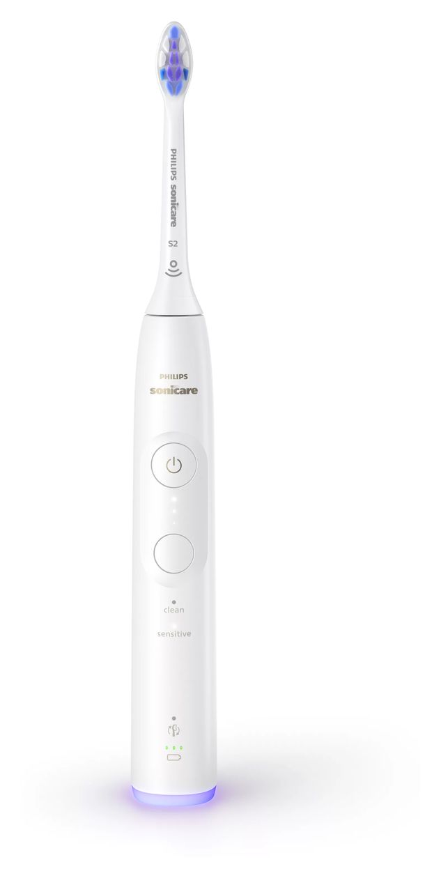 Philips Electric Toothbrush Sonicare 6100, Oval Brush Head, Pressure Sensor, HX7400/06