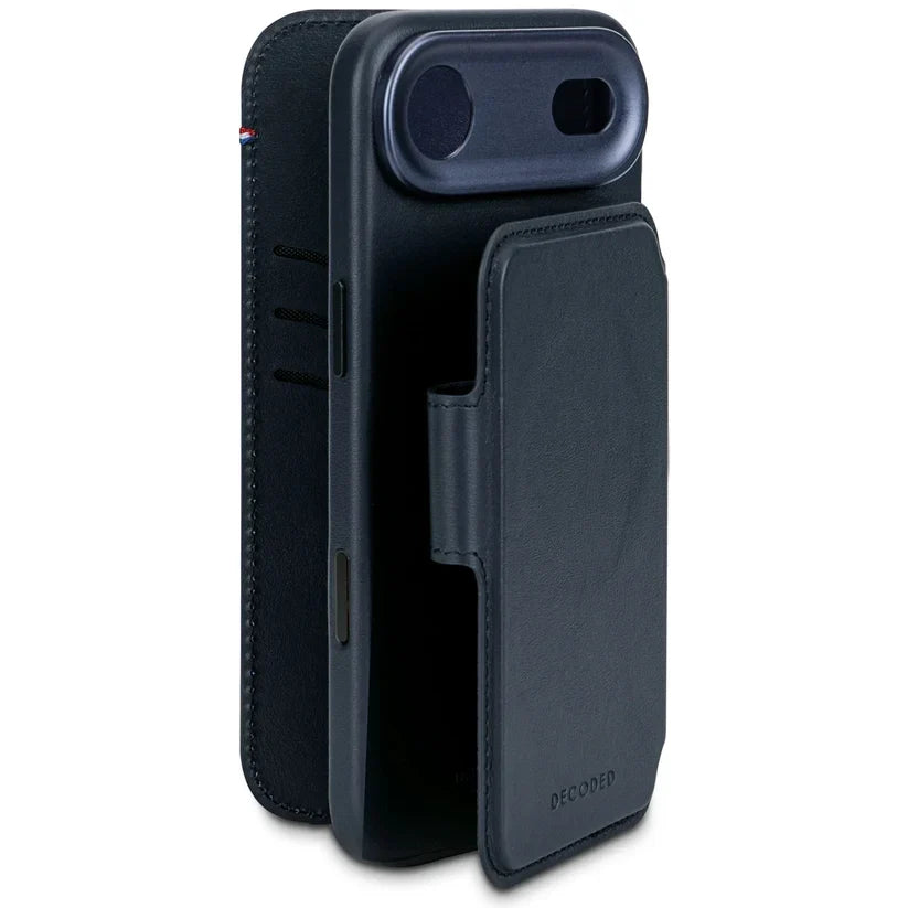 Decoded Leather Detachable Wallet for iPhone 17 Air - Navy Shadow (D26IPO17ADW5NW)