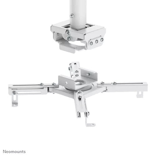 Neomounts CL25-540WH1 Projector Ceiling Mount, White, Height Adjustable 60.5-90.5 cm