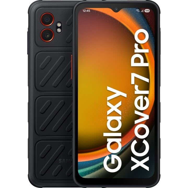 Samsung Galaxy XCover7 Pro - Enterprise Edition - 5 G Smartphone - 6GB RAM/ 128GB Storage - 6.6" LCD Display (SM-G766BZKDEEB)