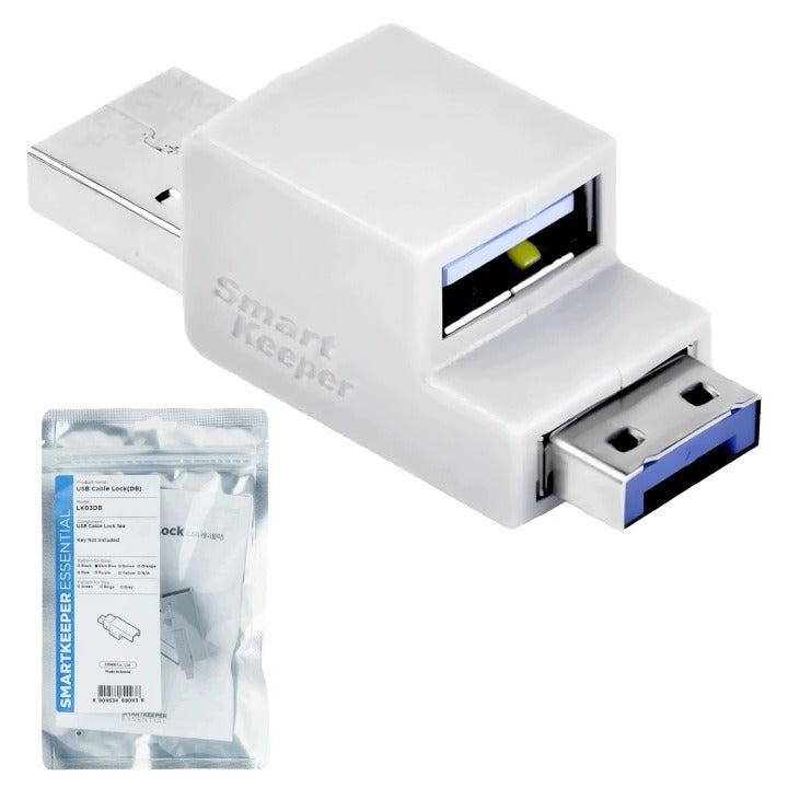 Smartkeeper LK03DB USB Type-A Port Blocker, Blue Plastic, 1 Piece