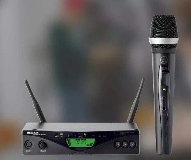 AKG Wireless Microphone Set High-Quality Audio WMS470 C5 BD8-50MW