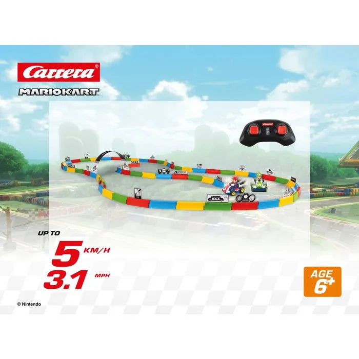 Carrera 2.4GHz Mario Kart Tabletop Racing Set - & Luigi (370430015)