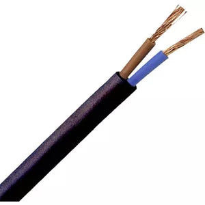 Kopp H03VV-F Cable 2 x 0.75 mm² Black 10 m (152210845)