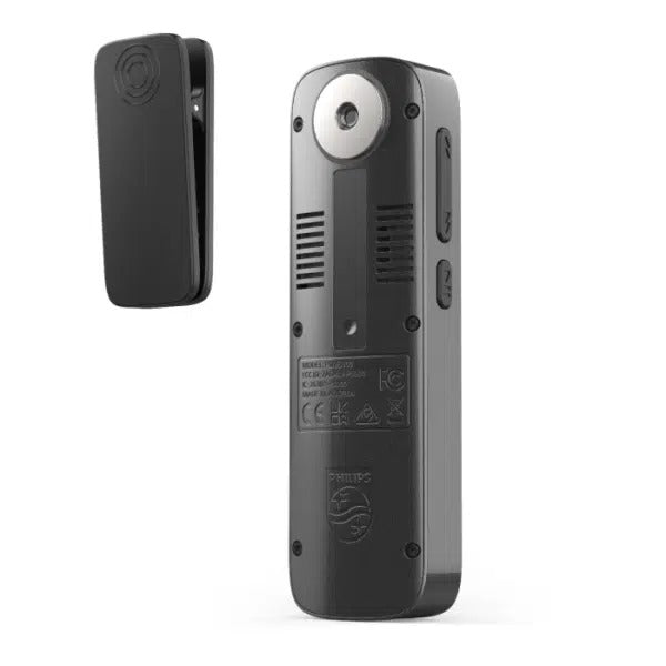 Philips SpeechMike Ambient PSM5000 Wearable AI Assistant with Docking Station - Dark Grey/Black