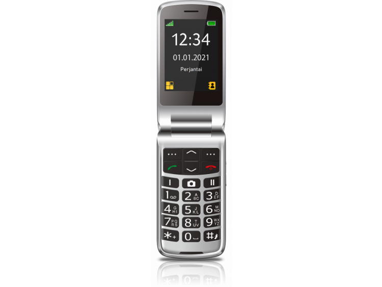 Bea-fon SL645 Push-Button Phone Black-Silver (SL645_EU003B)