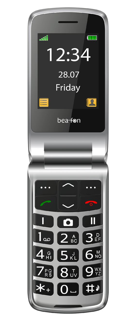 Beafon SL605 LTE Large Button Flip Phone Black - SL605LTE_EU003B