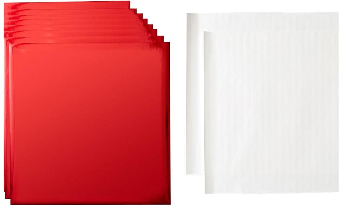 Cricut Transfer Foil Sheets - Red - 8 Count (2008721)