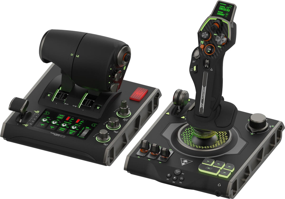Turtle Beach VelocityOne - Black USB Flightstick - Analog/Digital - PC (TBS-0724-05)