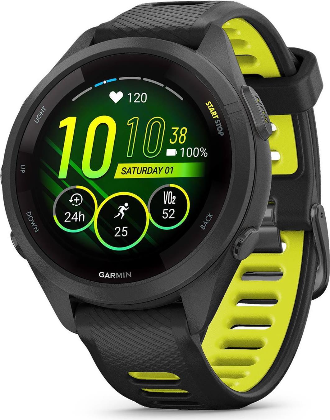 Garmin Forerunner 265S - 42 mm - Black - Gray - GPS Smartwatch - 2.79 cm AMOLED Display