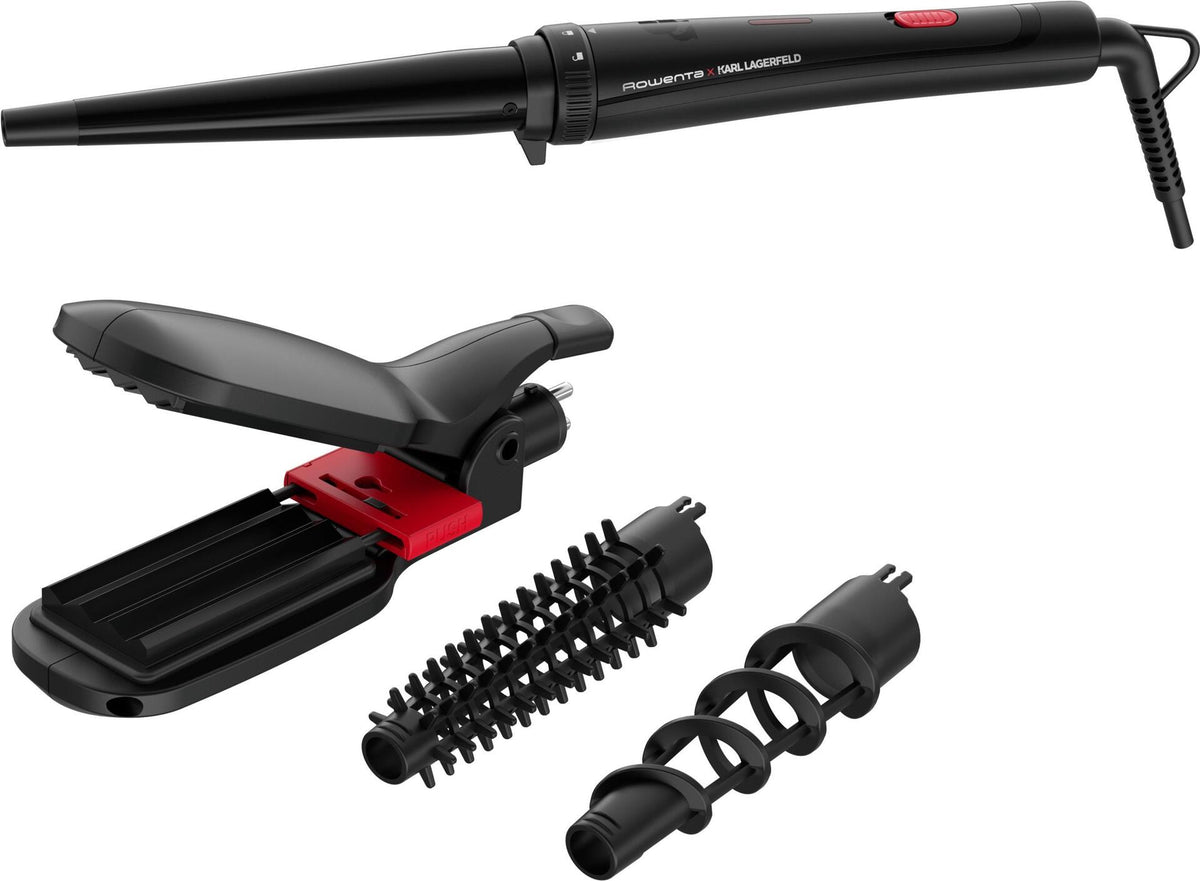 Rowenta Infinite Looks CF422L - Curling Iron - Black - Pink