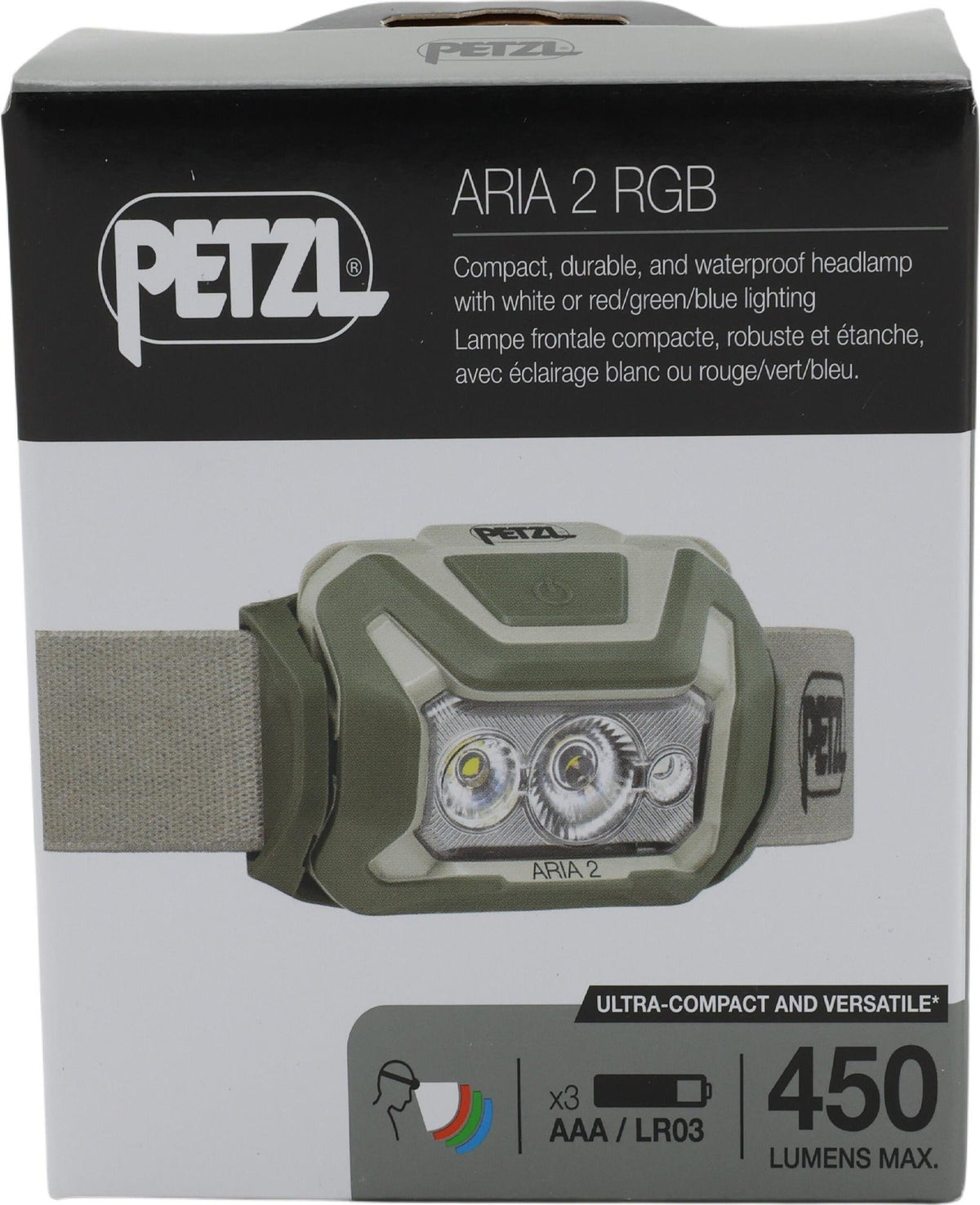 Petzl Aria 2 RGB Desert Headlamp E070BA02