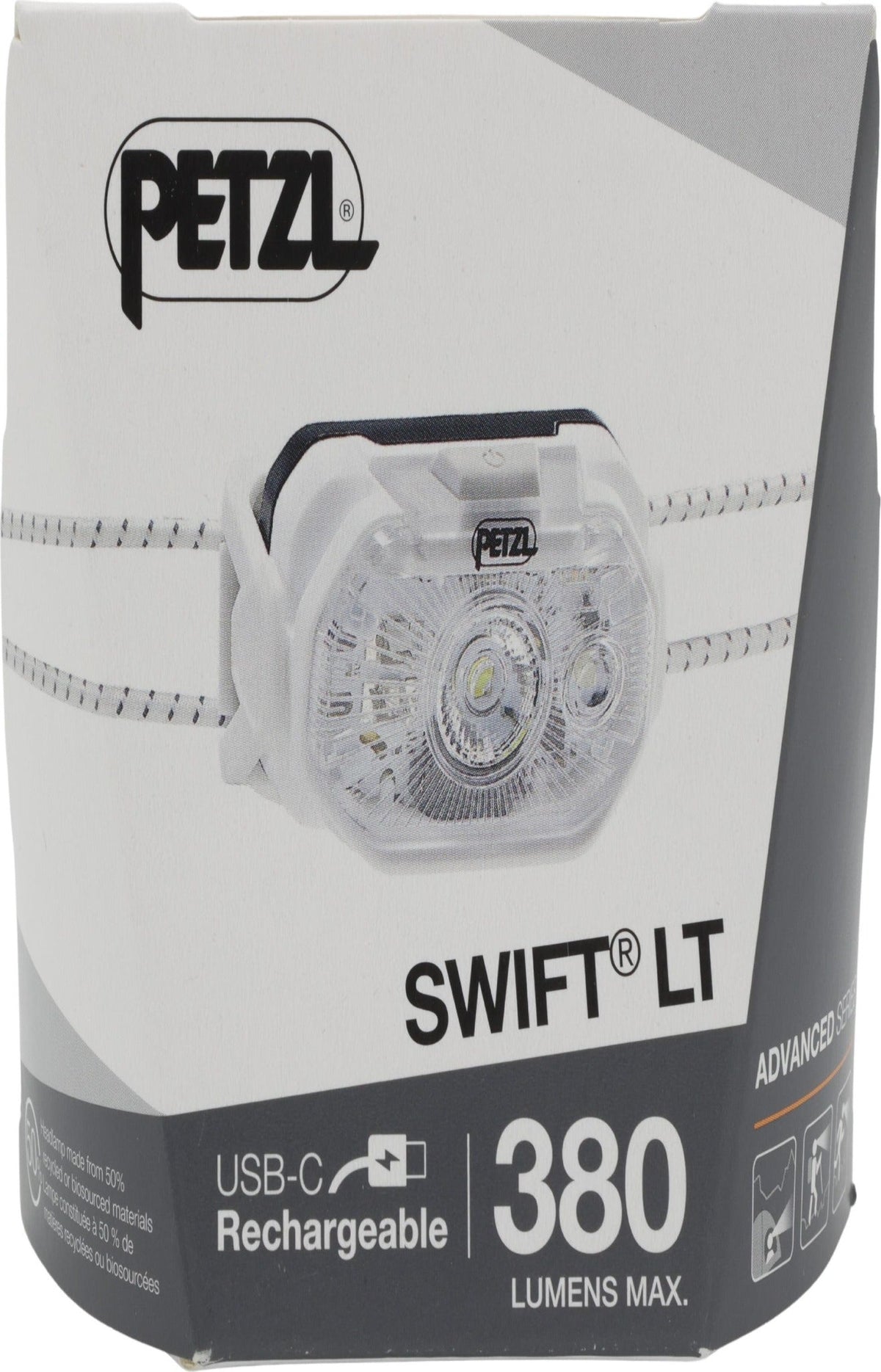 Petzl Swift LT White Headband Flashlight LED | E102AB01