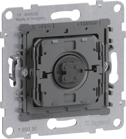 Legrand Roller Shutter Switch Black Metal 765030