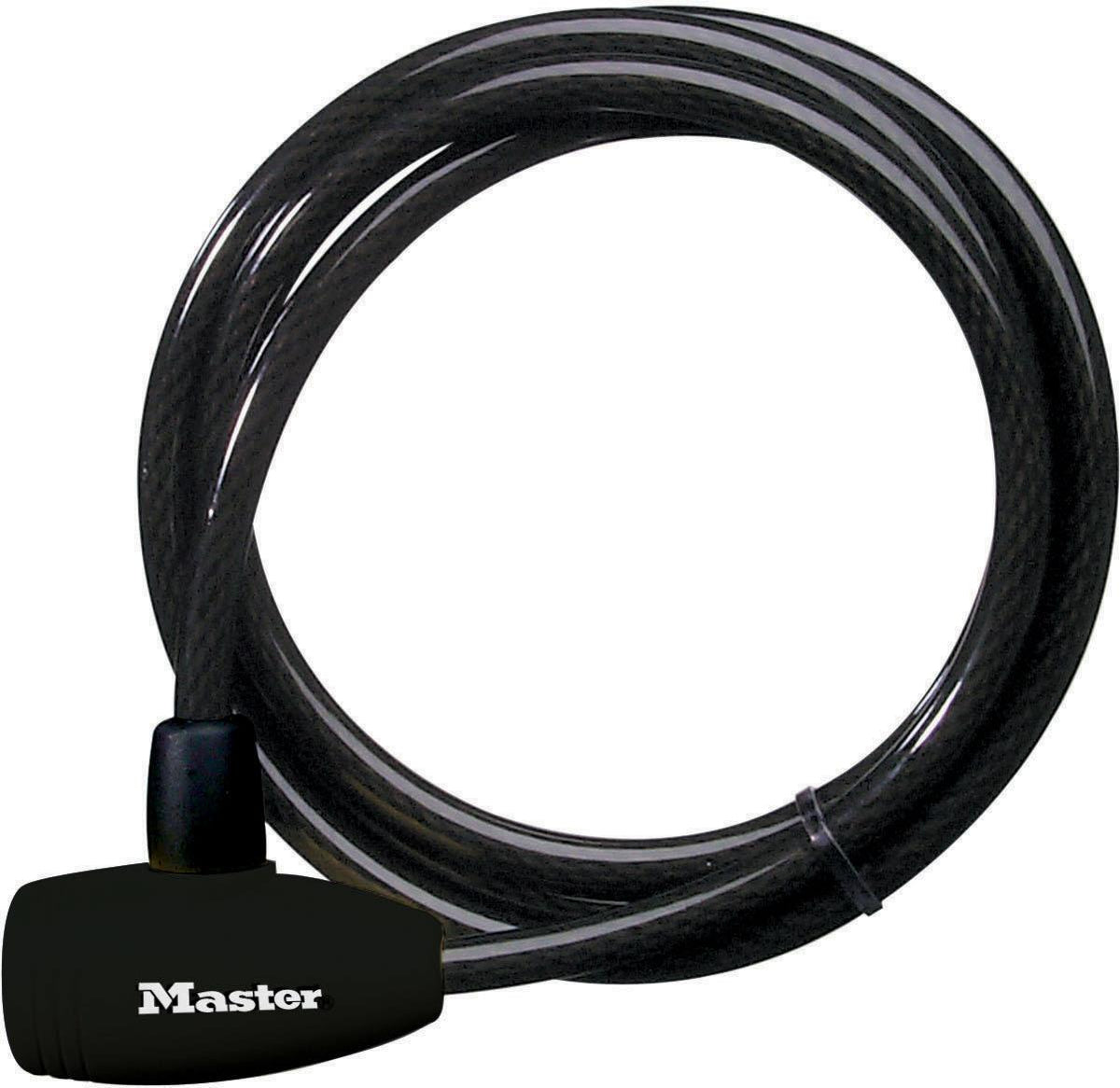 Master Lock Cable Lock with Key 1.8 m 10 mm Black 8154EURD