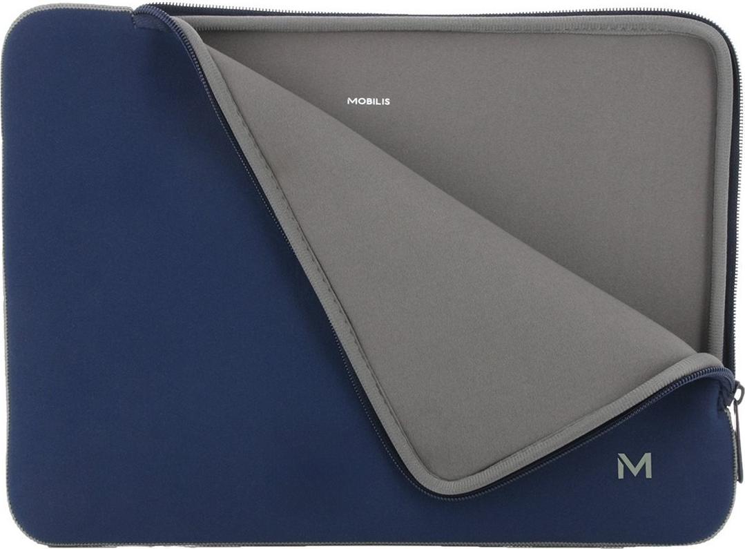 Mobilis Skin Sleeve 14-16'', Navy Blue and Grey - 1 piece (049022)