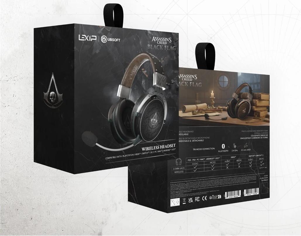 Lexip BLACK FLAG RESYNCED TATOO Wireless Headset UBXLXHS0008
