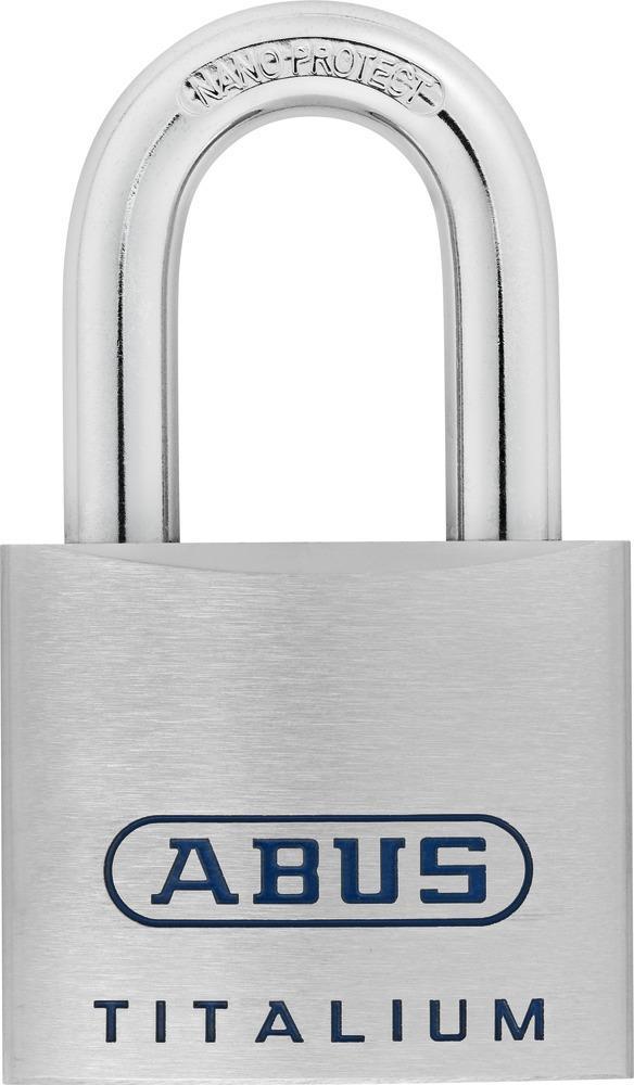 ABUS 96TI/60 KD Conventional Padlock with Key Lock - Aluminum - Hardened Steel