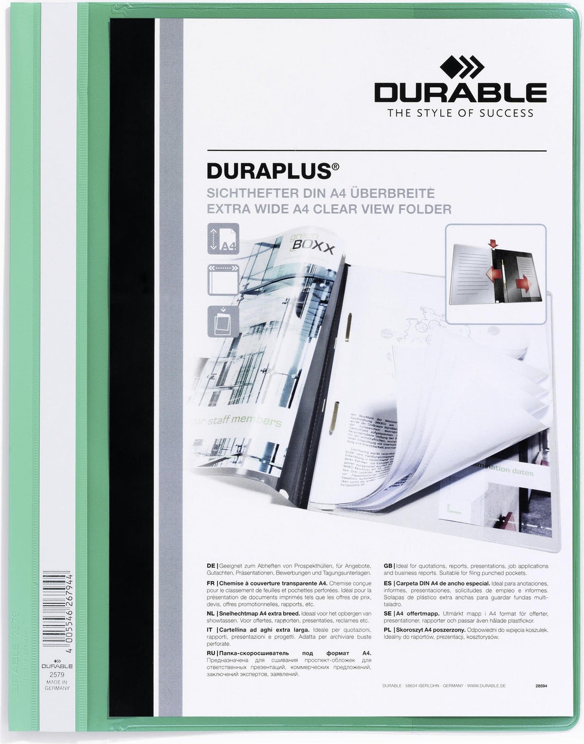 DURABLE Presentation Folder DURAPLUS® A4+ 25 pcs 257905