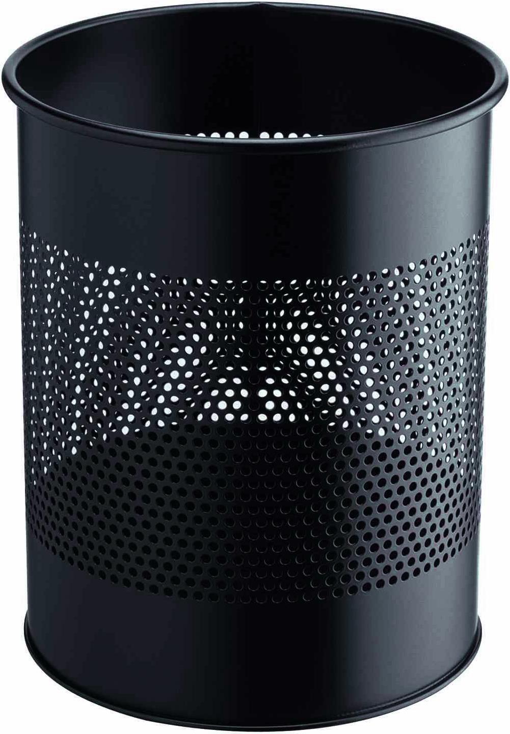 DURABLE Metal Waste Bin 15 L Round with Perforation (331001)