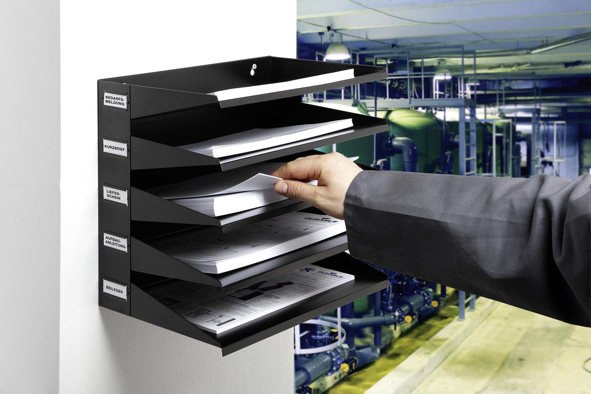 DURABLE 3360-01 File Storage Box Polyester - Steel Black
