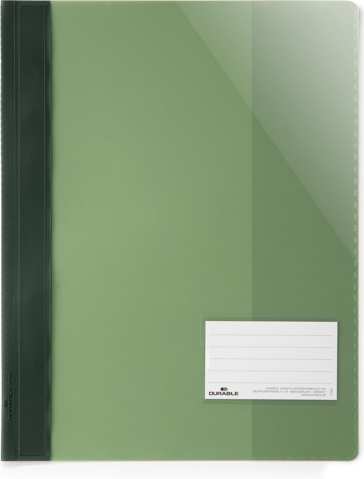 DURABLE A4+ Presentation Folder with Label Window 90x57 mm 25 pcs 269005