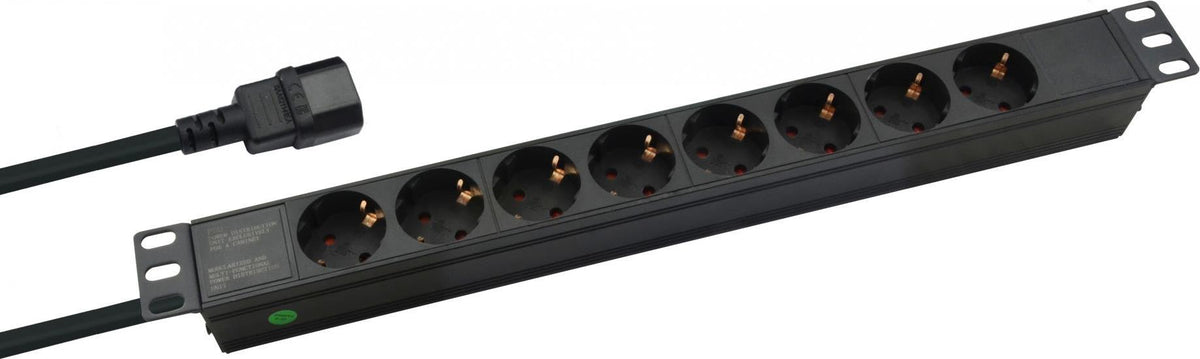Helos PROFESSIONAL Power Distribution Unit - 250V, 2500W, 8 Outputs