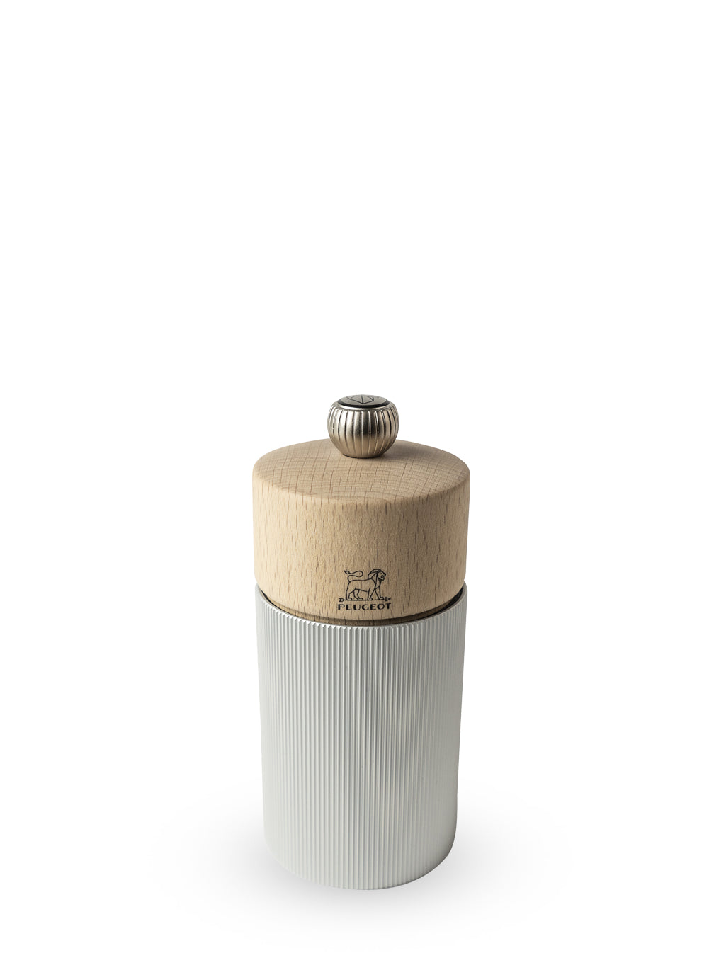 Peugeot Line Pepper Mill 12 cm - Wood/Aluminium - Model 39882
