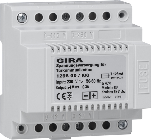 GIRA 1296 00 Supply network transformer grey (129600)