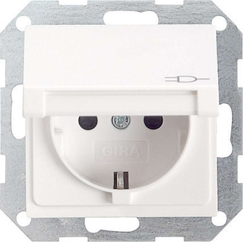 GIRA Socket Insert System 55, Standard 55, E2, Event, Event Clear, Event Opaque, Esprit, ClassiX Clean - 045403