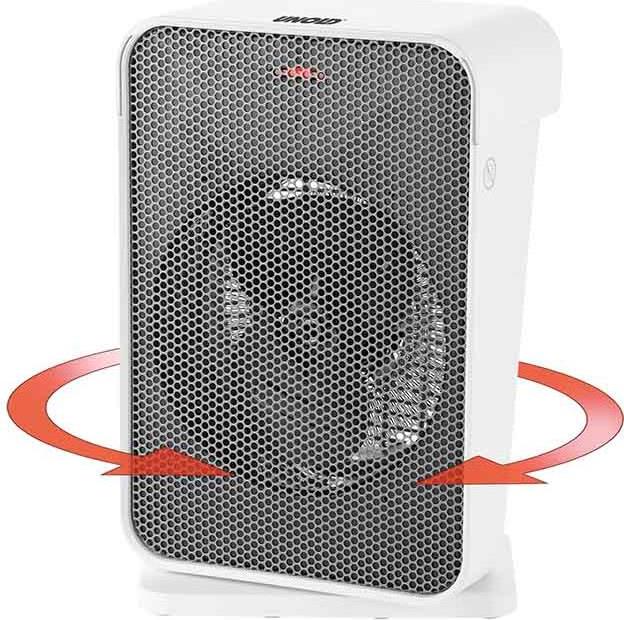 Esge Unold 86450 Electric Room Heater, Indoor, Grey-White, 2000W