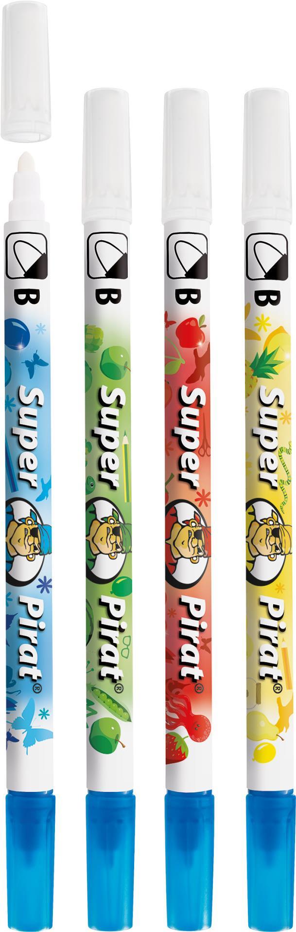 Pelikan 671727 Fat Tip Round Markers, Mixed Colors, 50 Pieces, Model 671727