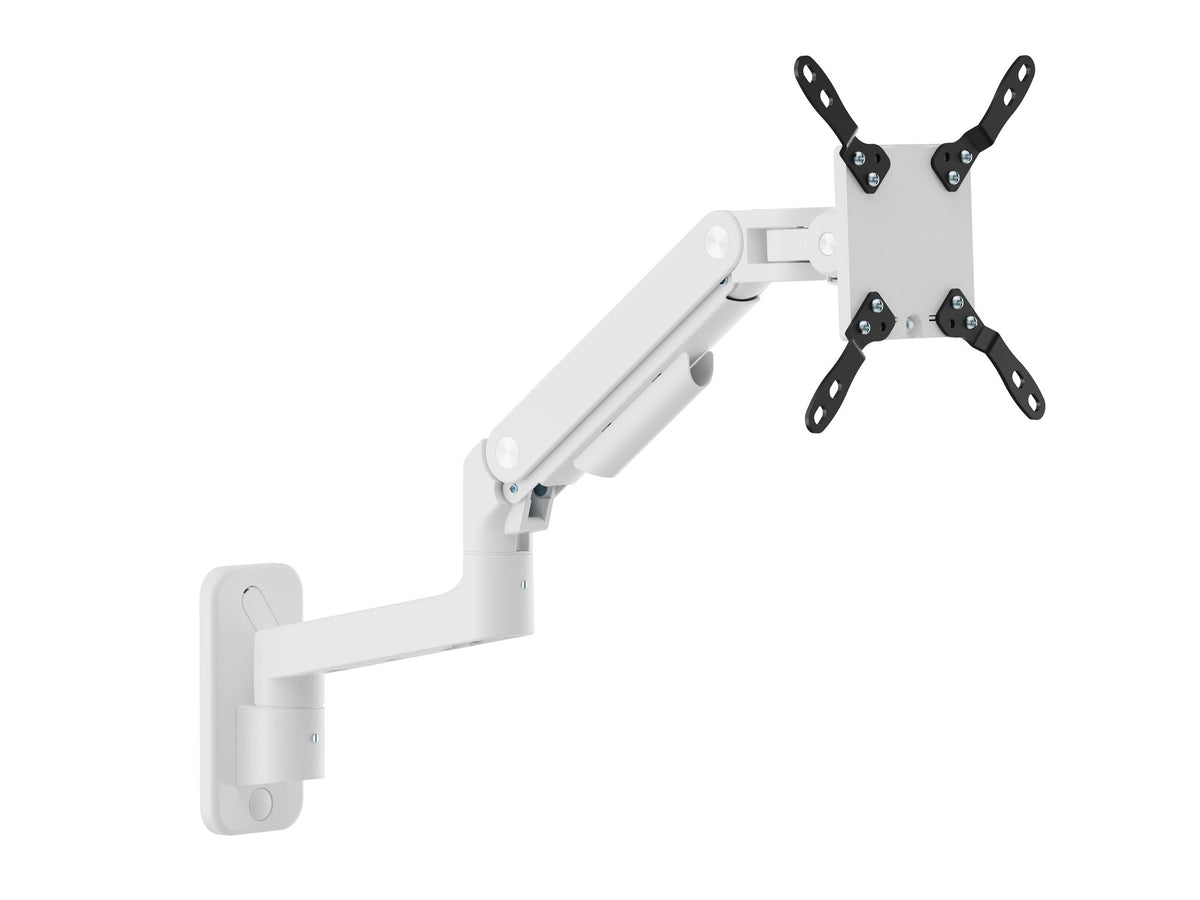 EQUIP Heavy-Duty Single Monitor Wall-Mounted Bracket 17-49" White 591472