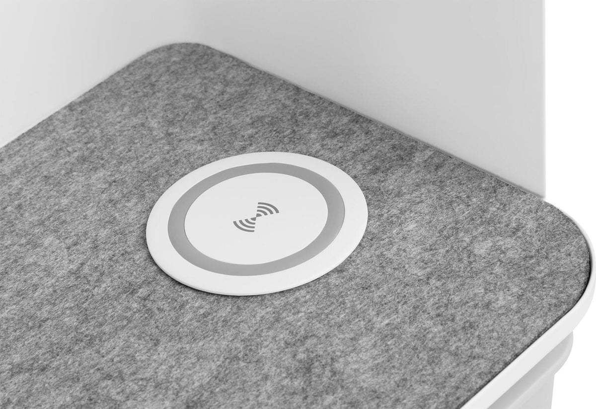 Digitus Desktop Organizer with Qi Charger Grey-White DA-90442