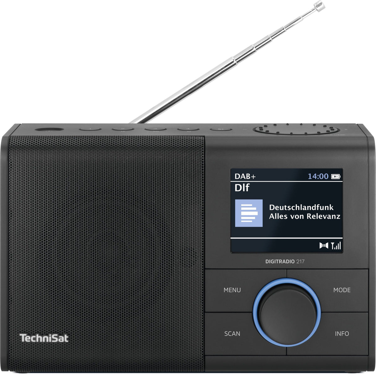 Technisat Design Radio - DAB, DAB+, FM - Bluetooth - 80 Station Presets - 0000/3998 A2D