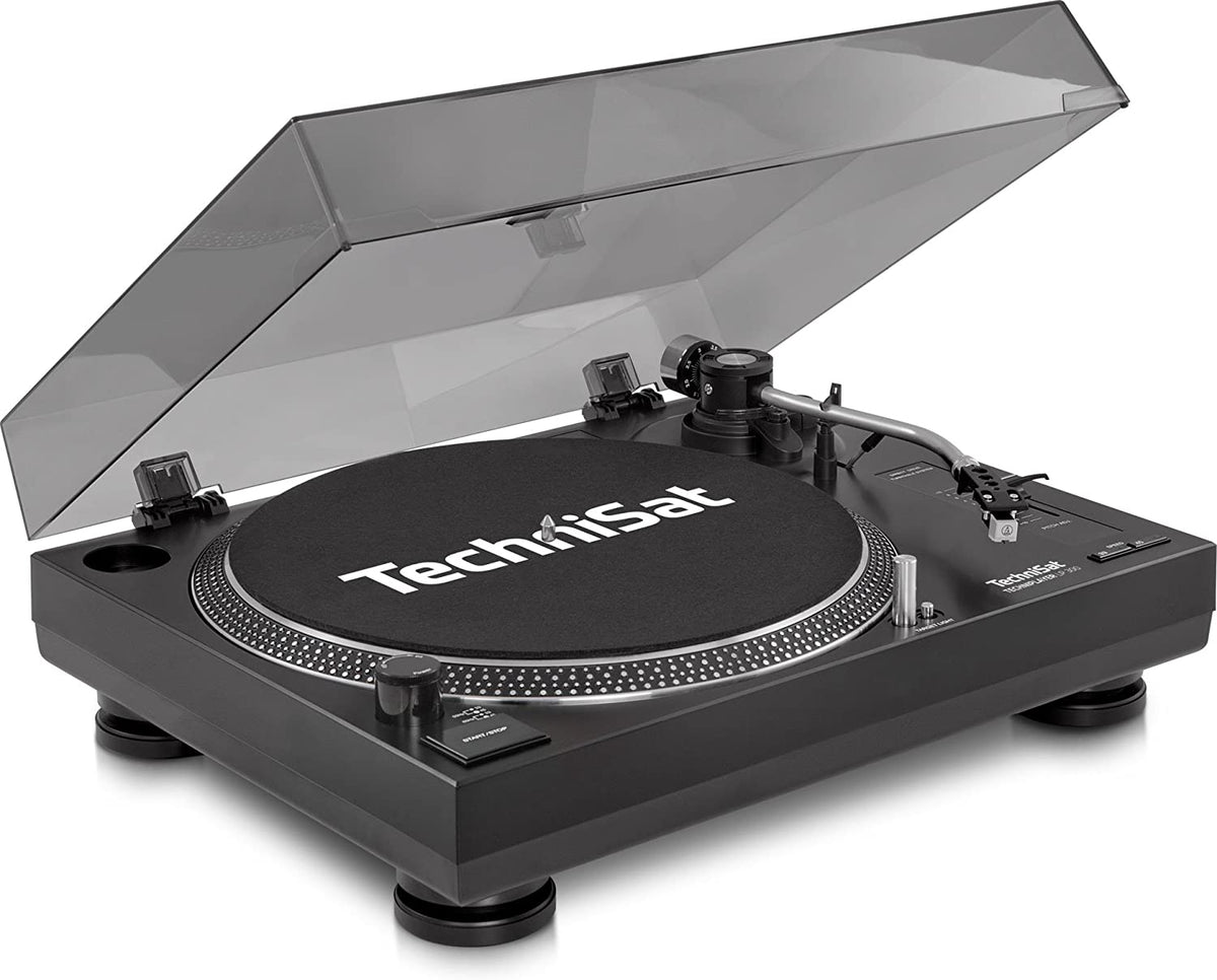 TechniSat TechniPlayer LP 300 Turntable, Black and Silver